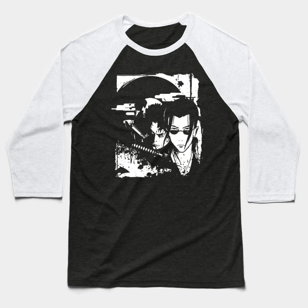 Champloo Grunge Baseball T-Shirt by opawcreate